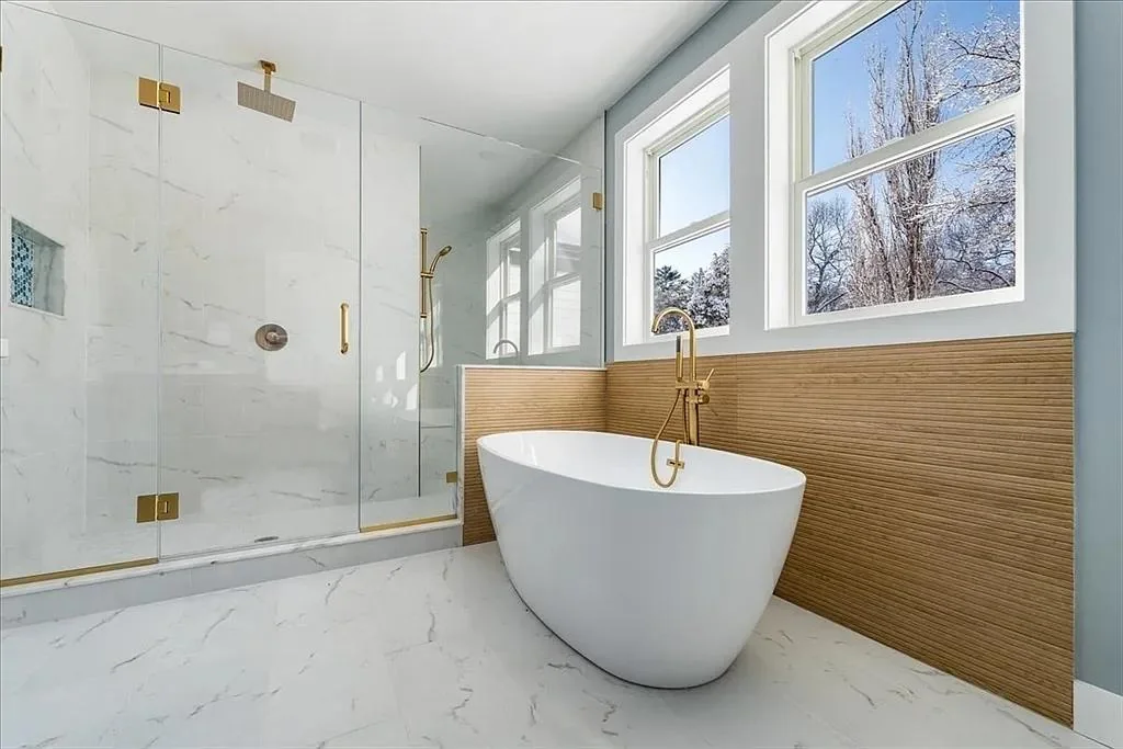 Walk-in shower bathroom — Bathroom on the South Shore, MA