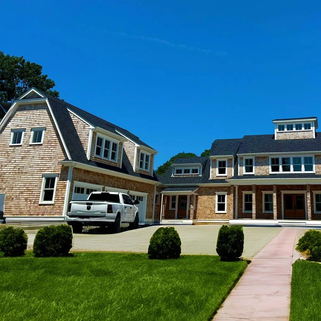 Custom home exterior — New Construction on the South Shore, MA
