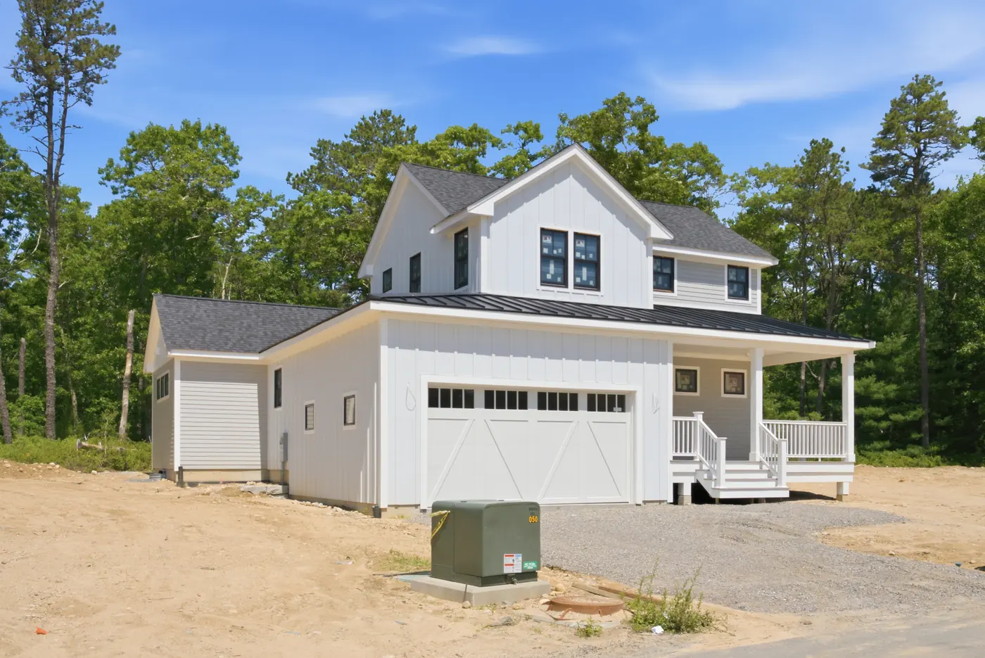 New construction on the South Shore, finished and ready for landscaping